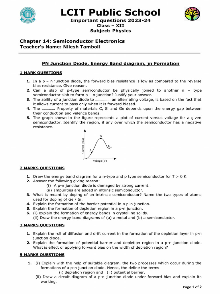 Chapter 14 Electronic Devices | PDF