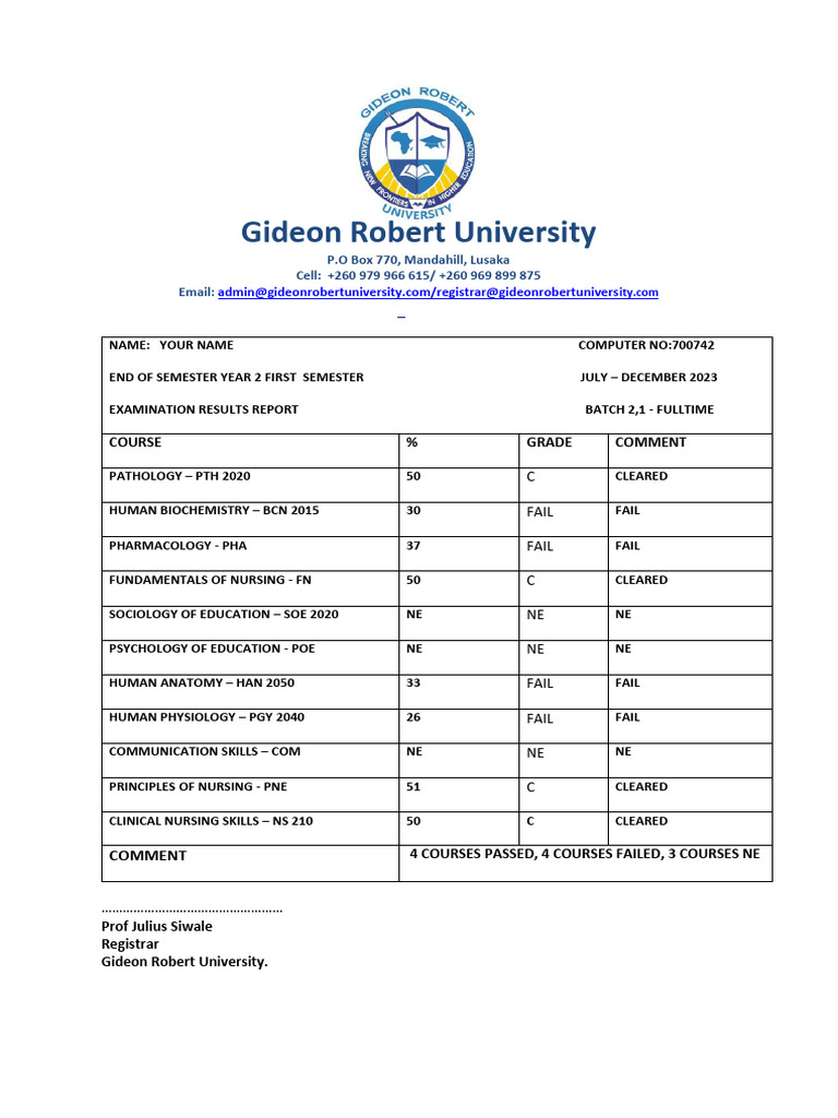 Results Script Format ABC | PDF