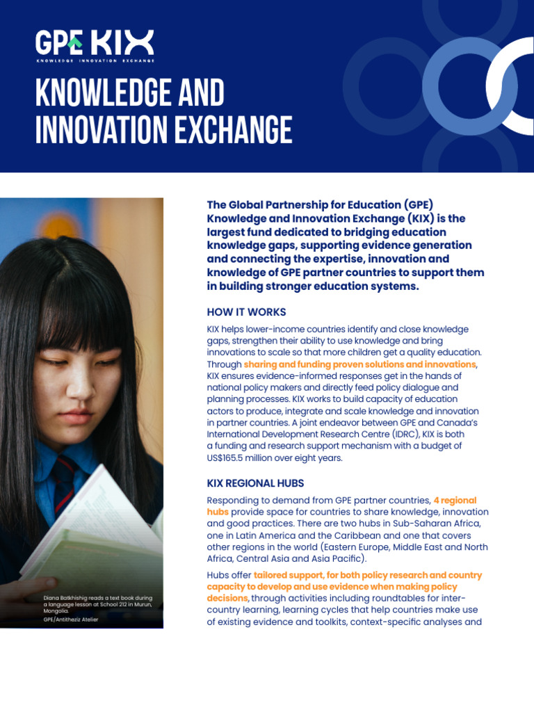 KIX: Bridging Education Knowledge Gaps | PDF | Policy | Teachers