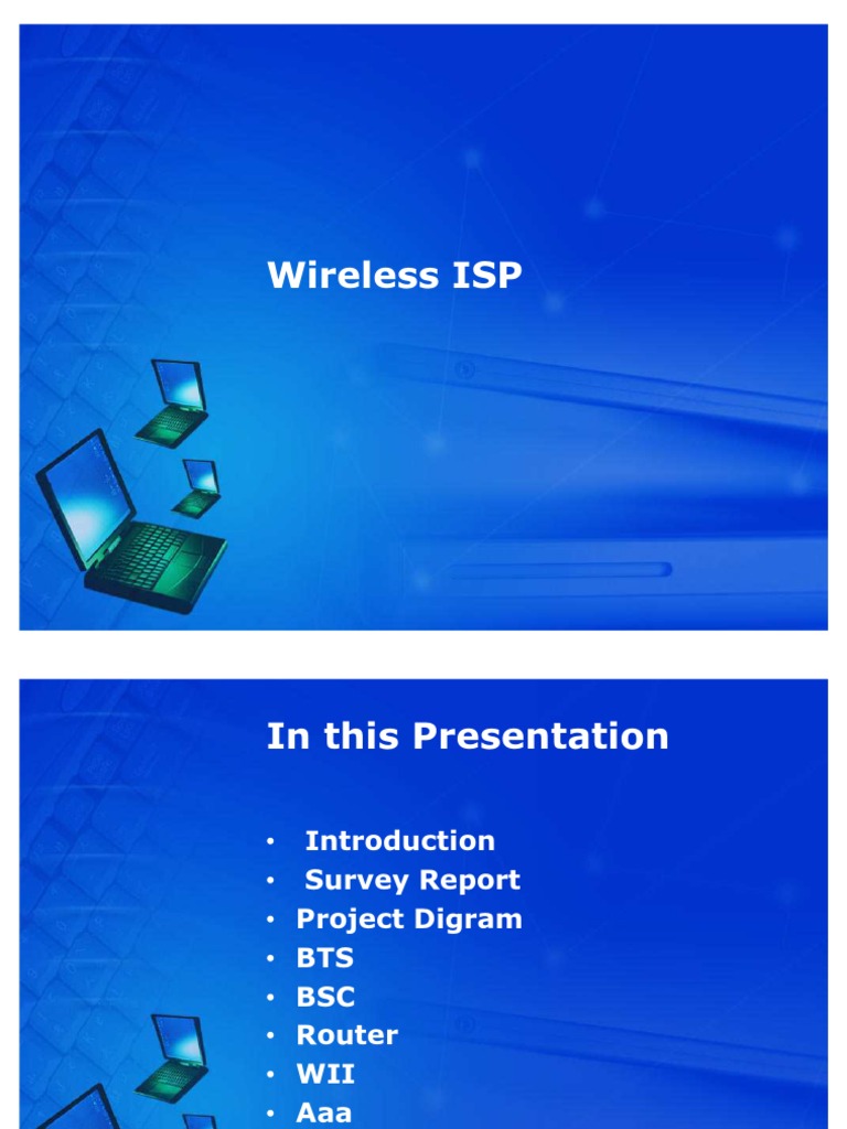 Wireless ISP Solutions Overview | PDF