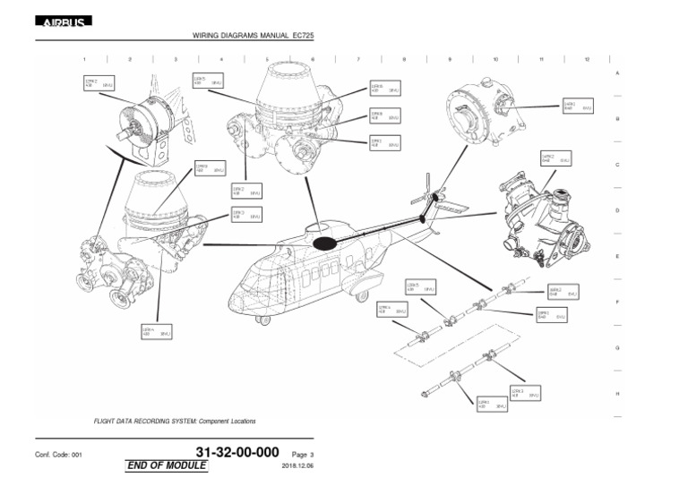 EC725 Flight Data Wiring Diagrams | PDF