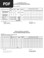 Barangay Canvass Form Template | PDF
