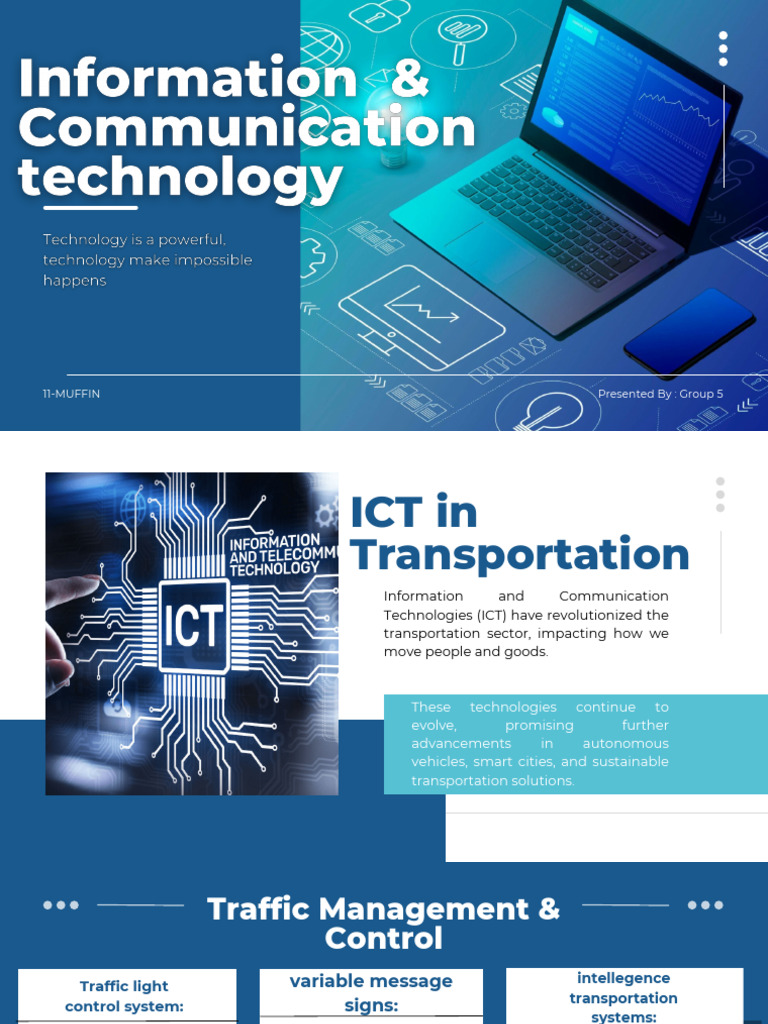 ICT Innovations in Transportation | PDF | Traffic | Logistics