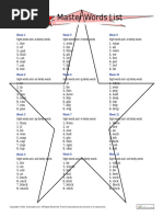 First Grade Master Spelling Lists | PDF | Nature | Sports