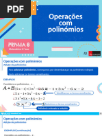 8º Ano - Monómios e Polinómios | PDF