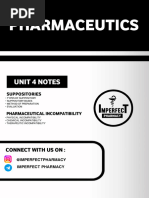 Unit 1 Pharmaceutics (Imperfect Pharmacy) | PDF