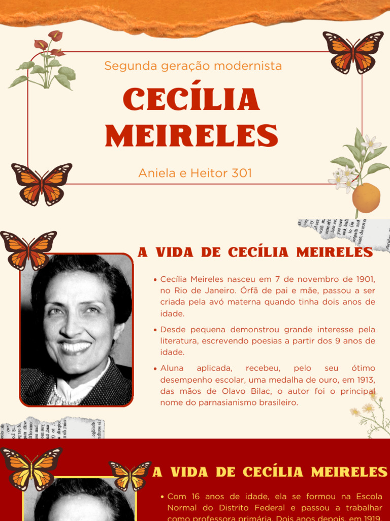 Vida e Obra de Cecília Meireles | PDF