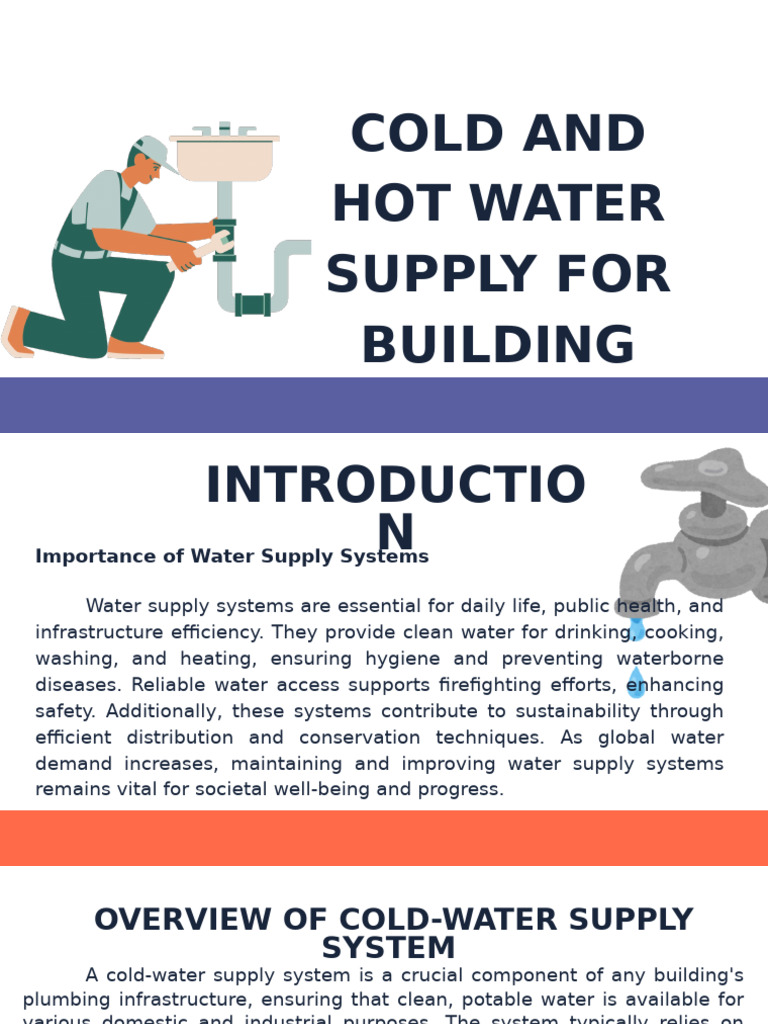 Cold and Hot Water Supply Systems Guide | PDF | Water Heating | Plumbing
