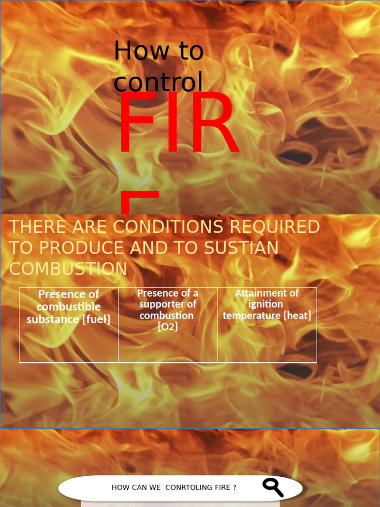 Effective Fire Control Methods | PDF