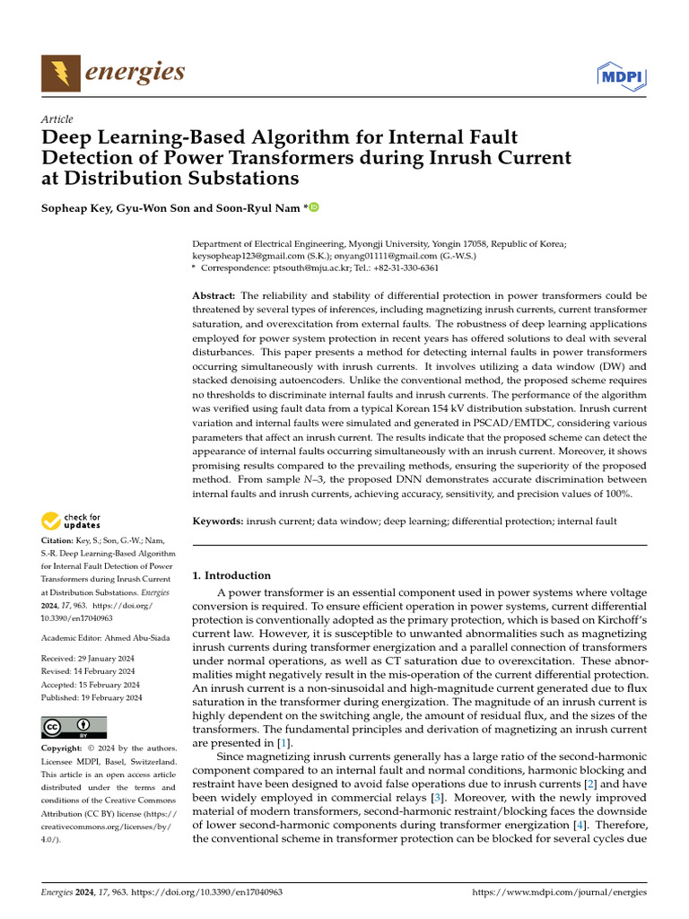Energies 17 00963 v2 | PDF | Transformer | Deep Learning