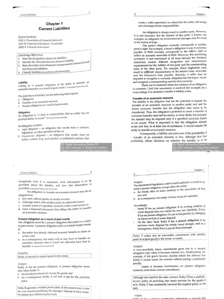 Ia 2 - Chap 1 Current Liab | PDF