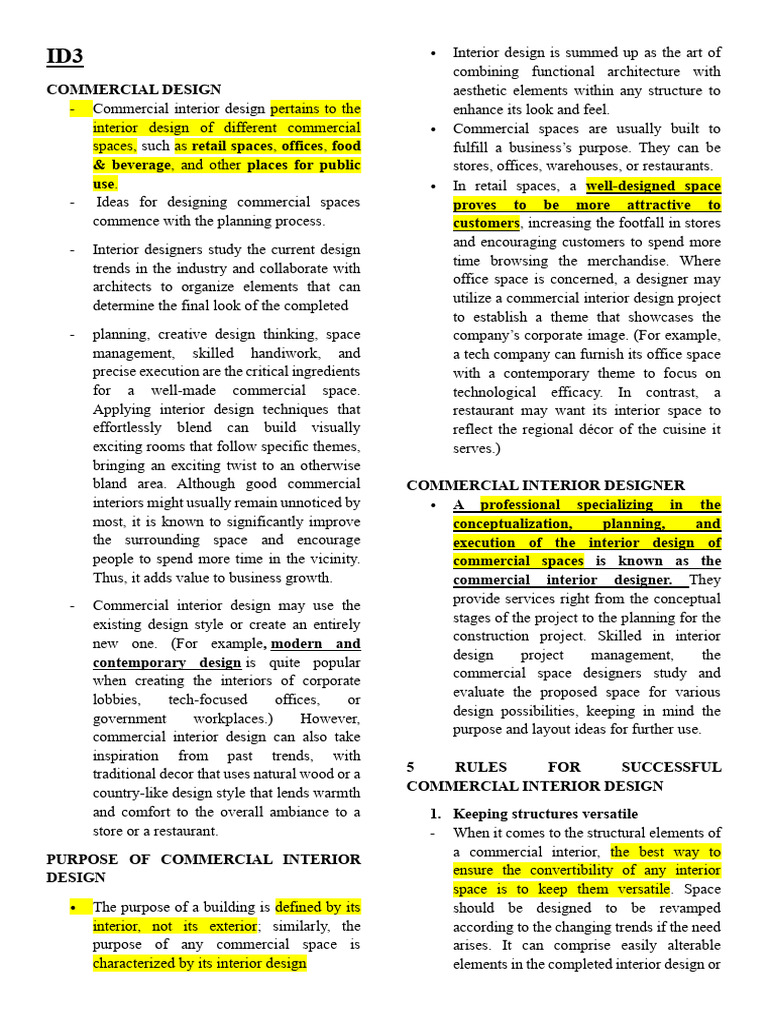 Commercial Interior Design Essentials | PDF | Yarn | Textiles