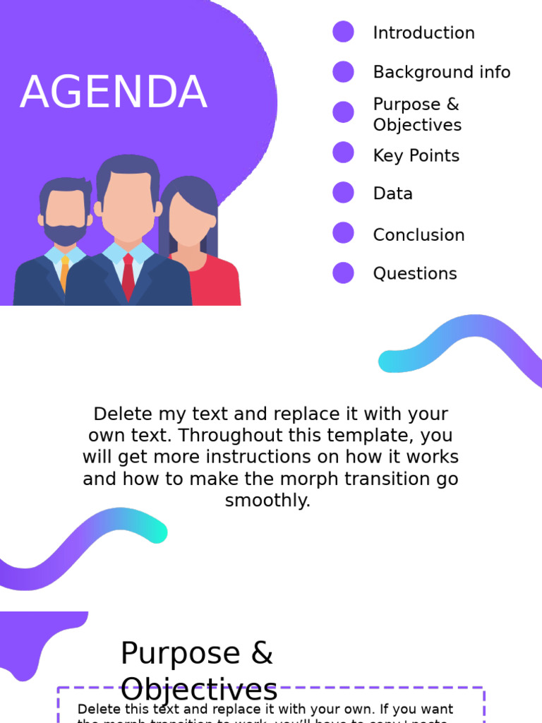 Fun Professional - Purple 11 Slides | PDF