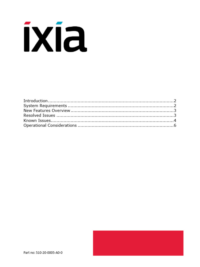 Ixia NTO 2100/5200 Release Notes 3.11 | PDF | Java (Software Platform ...