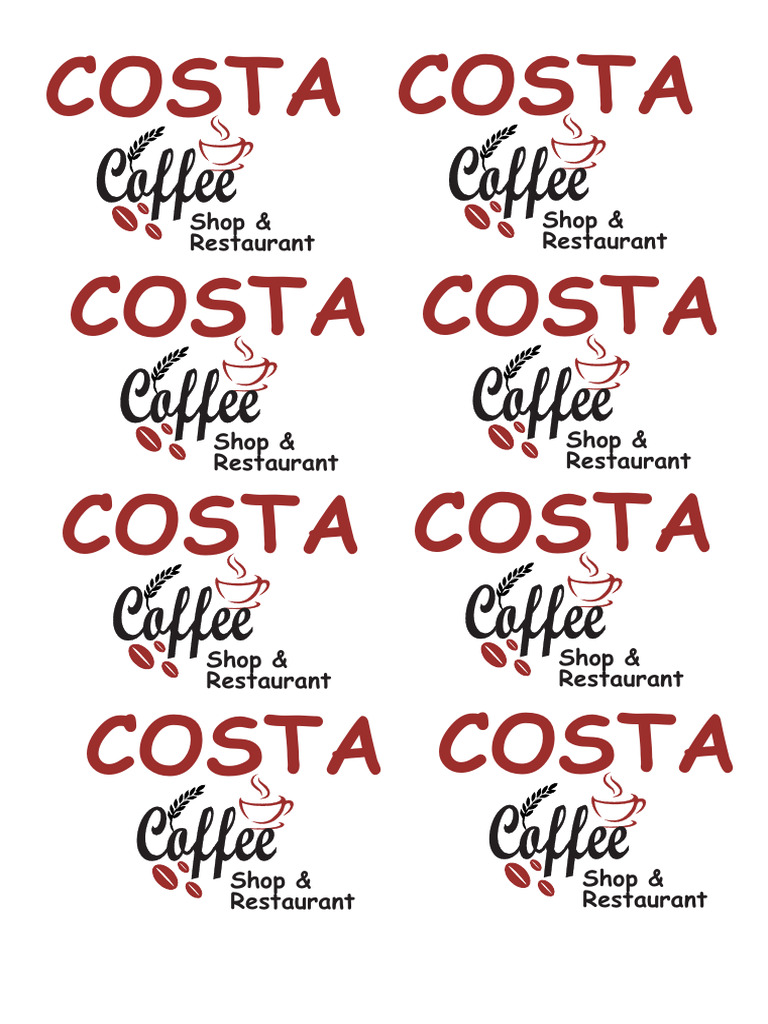 Costa Coffee Brand Overview | PDF