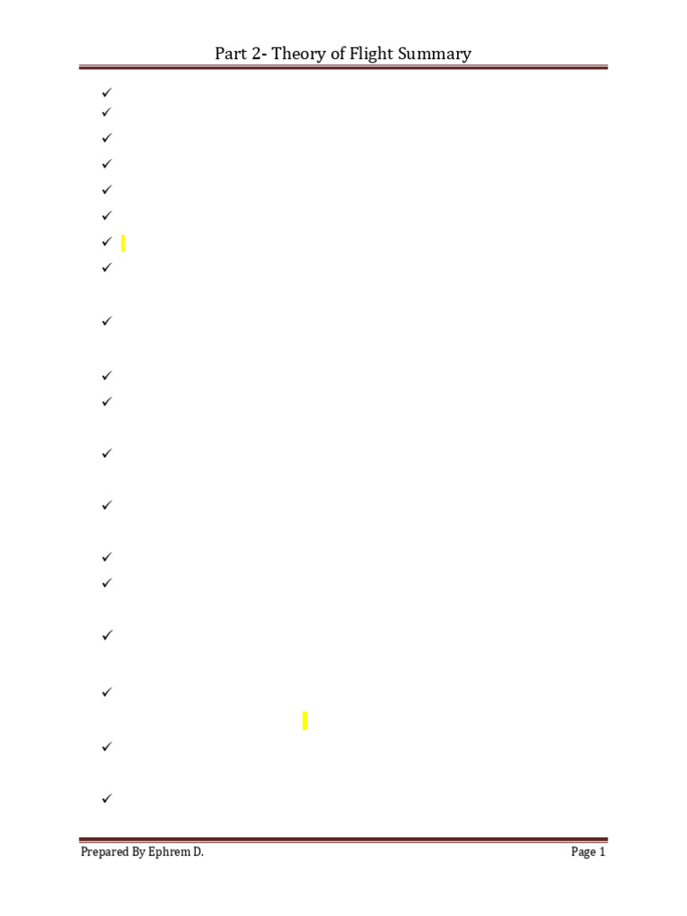 Part 2 Smart Note For Exam | PDF | Flight Control Surfaces | Mach Number