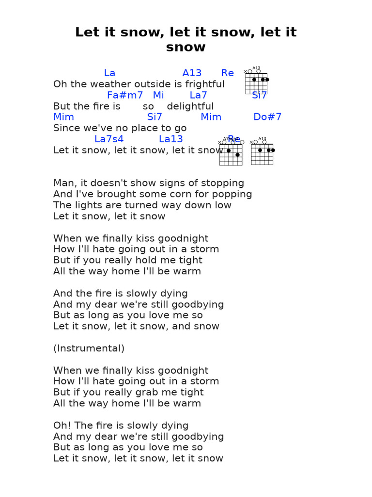 Let it snow, let it snow, let it snow | PDF