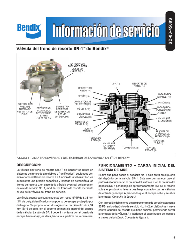 Válvula SR-1 | PDF | Presión | Relé