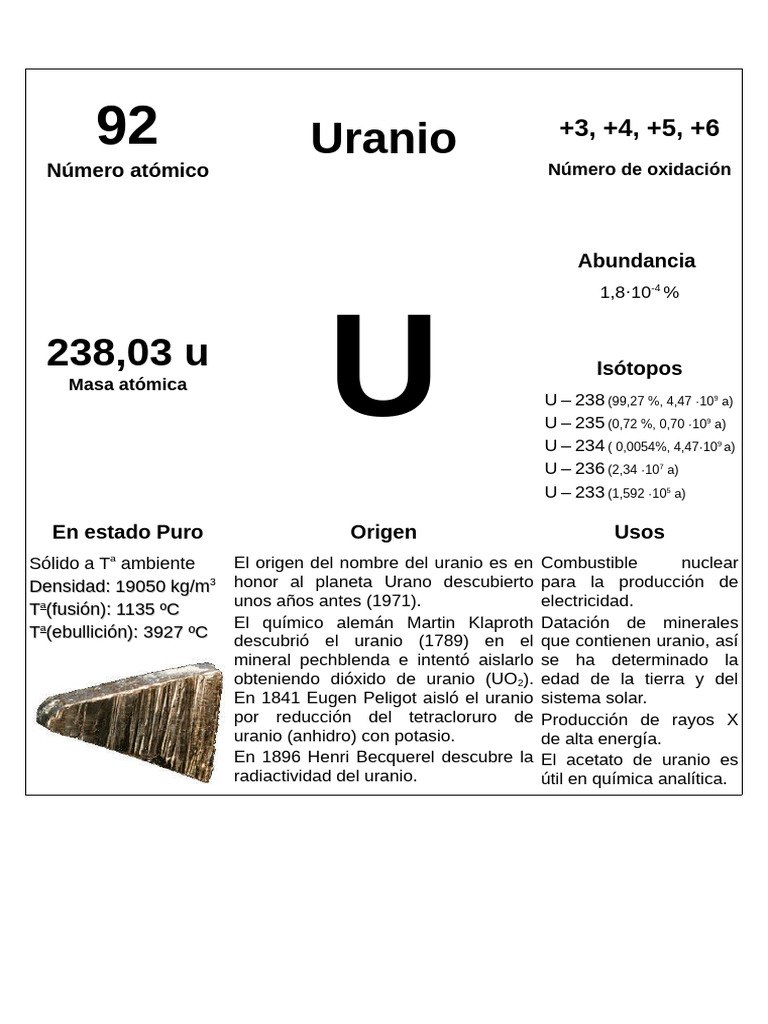 092 Uranio | PDF