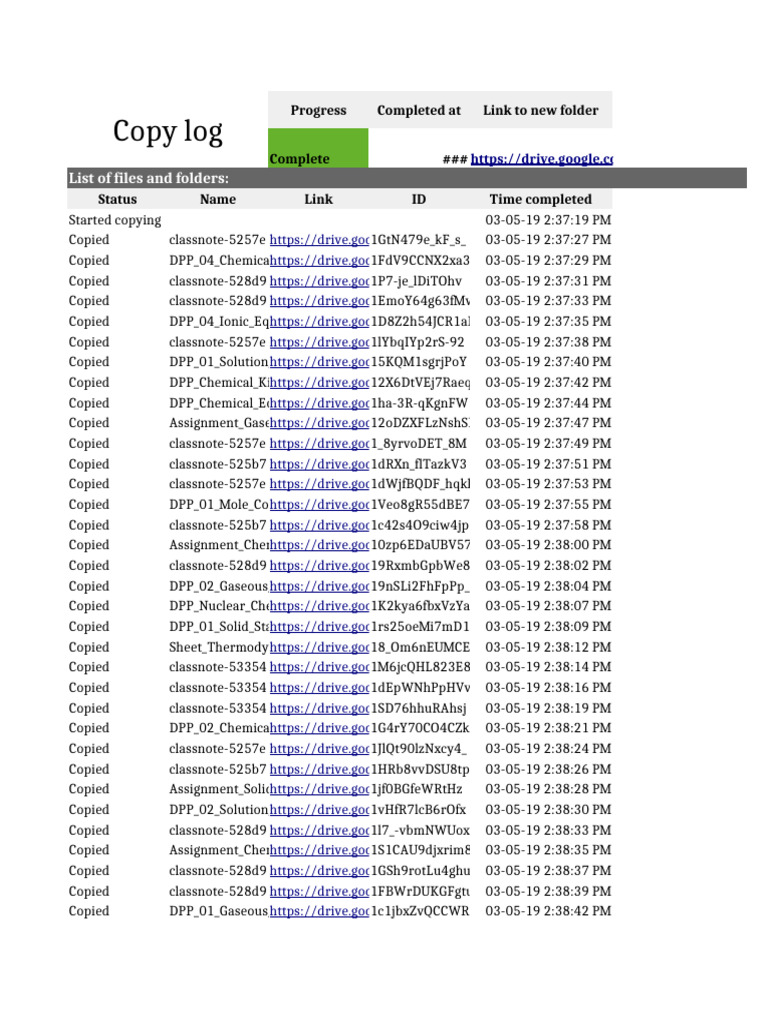 Copy Folder Log 03-05-2019 | PDF | Computer File | Operating System ...