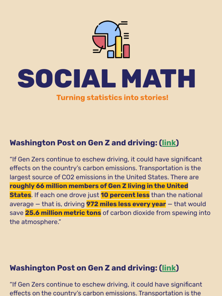 Social Math Activity 2024 | PDF | Carbon Dioxide | Incandescent Light Bulb