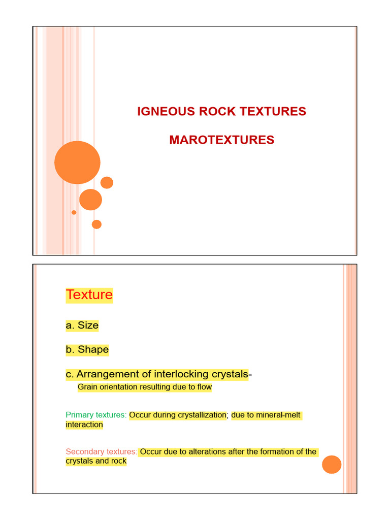 Understanding Igneous Rock Textures | PDF | Igneous Rock | Magma