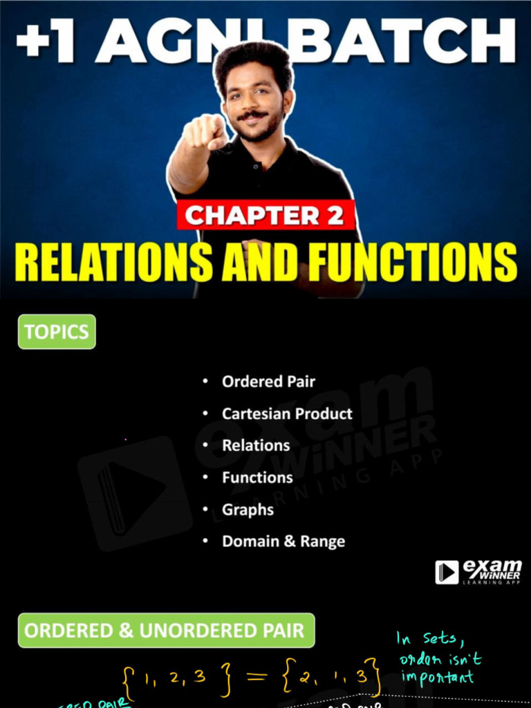 Relations and Functions Complete Note-20230911144702112350 | PDF
