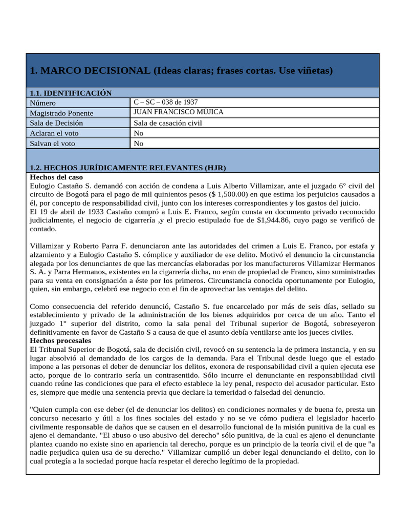 Abuso del Derecho en Responsabilidad Civil | PDF | Justicia | Crimen y ...