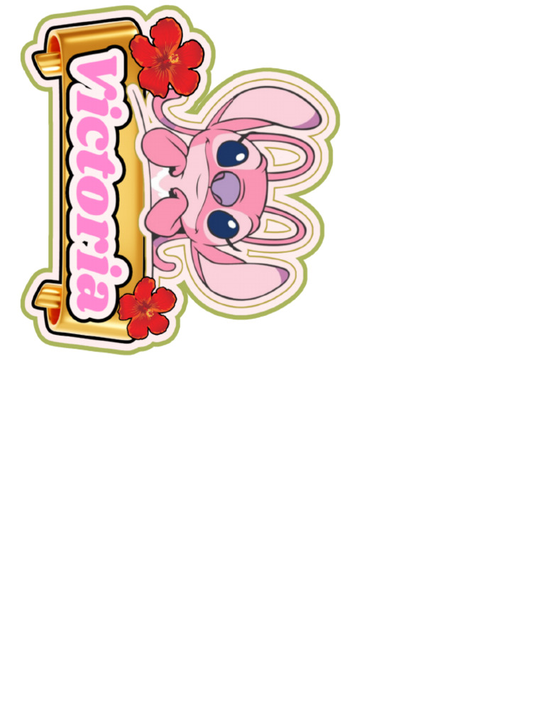 Topper Victoria Stitch Rosado 2 | PDF