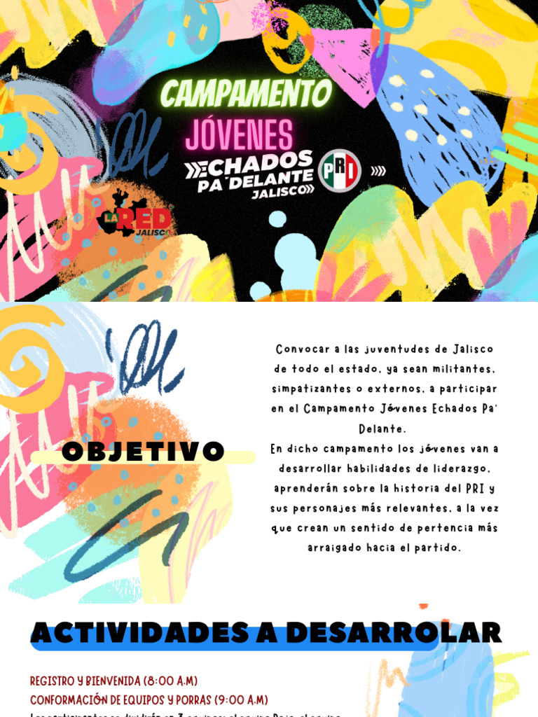 Campamento de Liderazgo Juvenil PRI Jalisco | PDF