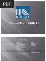 Nishat SWOT Analysis