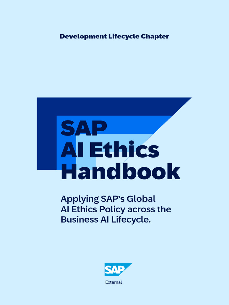 SAP AI Ethics Handbook Overview | PDF | Artificial Intelligence ...