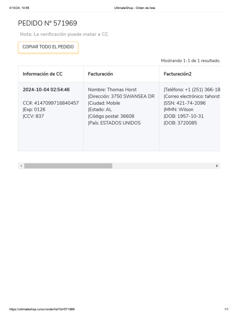 UltimateShop - Orden 3 | PDF