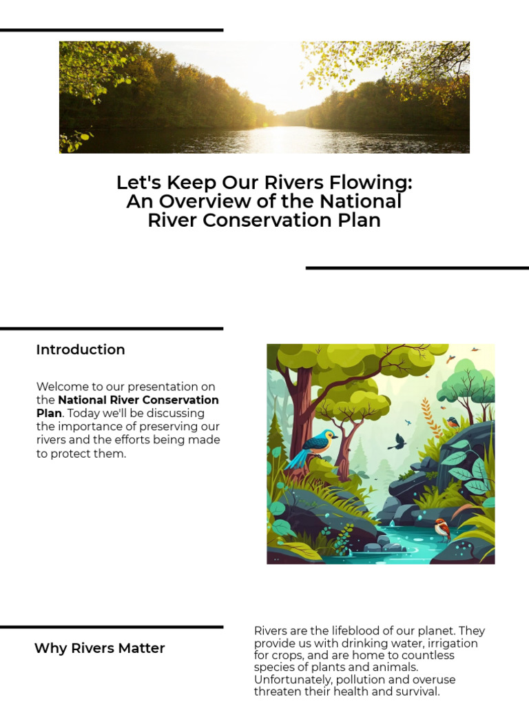 National River Conservation Plan Overview | PDF