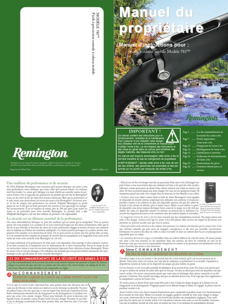 Catalogue Remington 1970 – Armes à Feu Et Munitions – Vintage