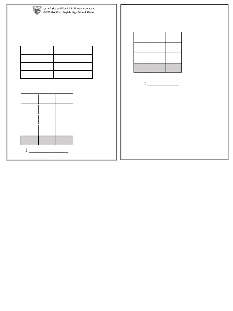 Practice Worksheet 2 | PDF