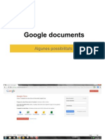 Algunes Possibilitats de Google Documents