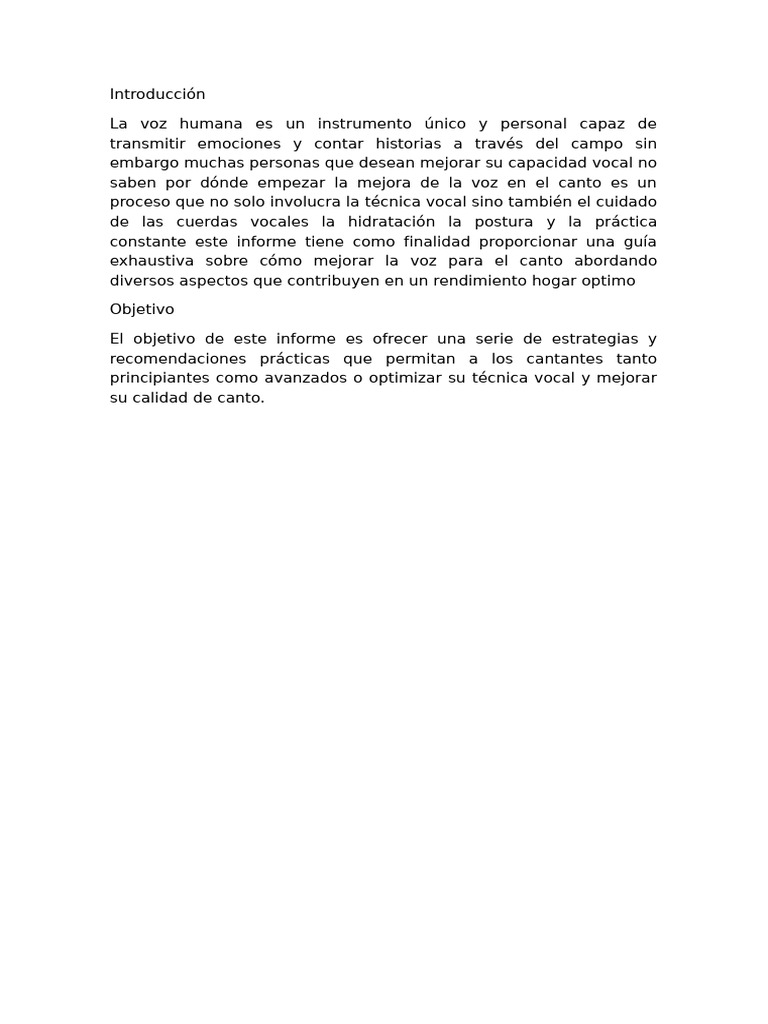 Mejora tu voz para el canto: guía práctica | PDF | Canto