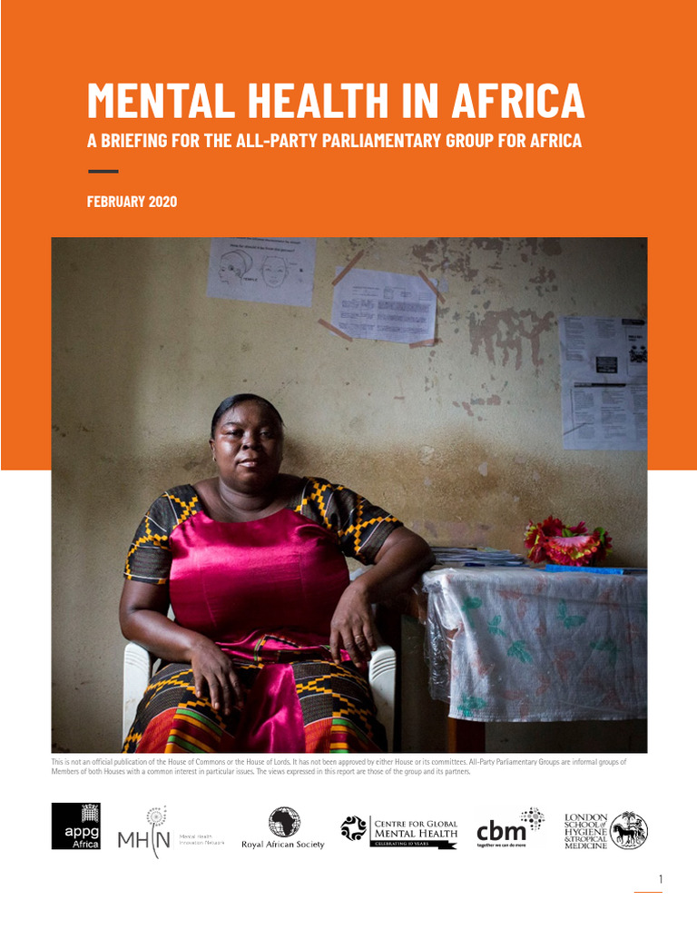 RAS - Mental Health in Africa Report | PDF | Mental Health | Department ...