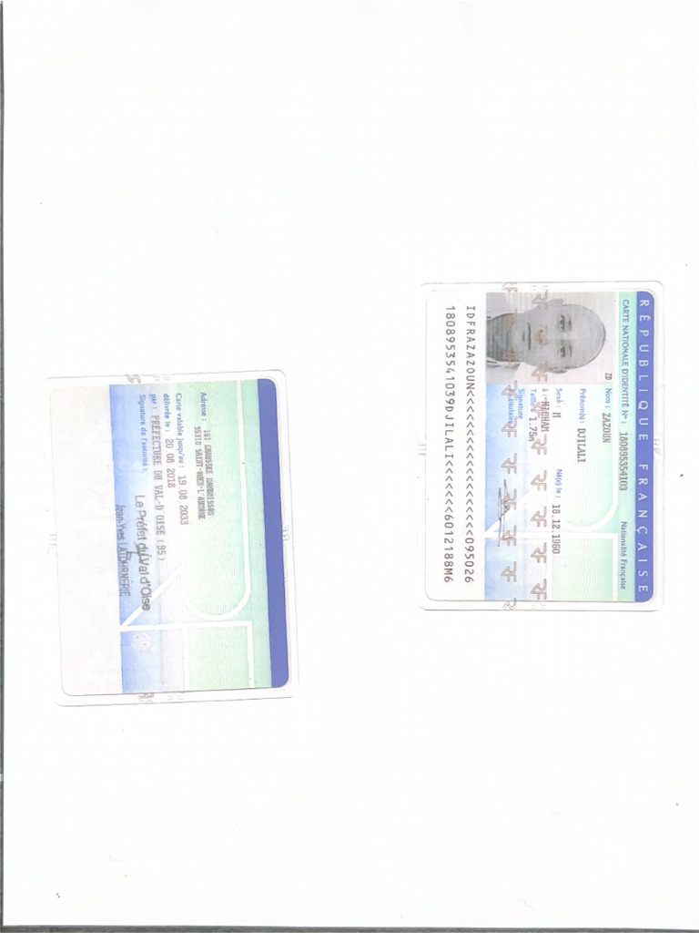 Id Fra Zazou N 095026 | PDF