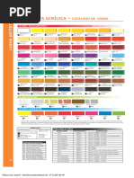 Catálogo de Cores Acrilex 2025 | PDF | Qualia | Cor