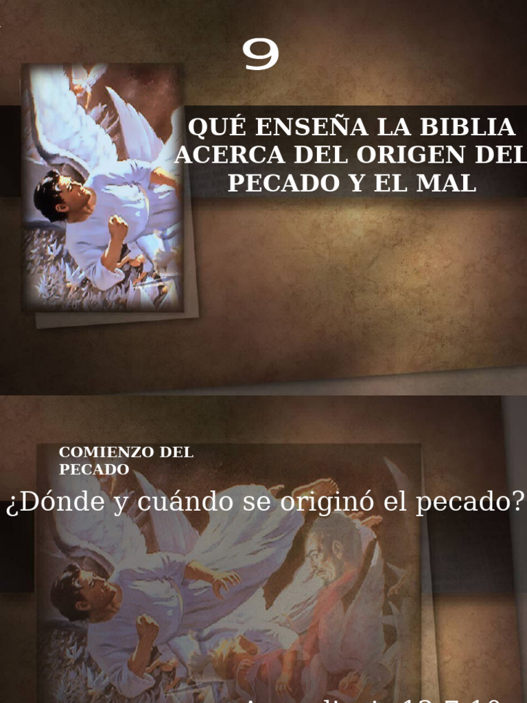 08 Que Enseña La Biblia Acerca de EL ORIGEN DEL MAL | PDF