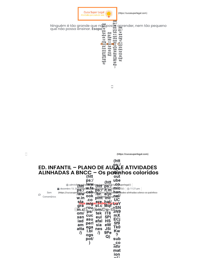 Plano de Aula 1 | PDF