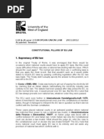 Constitutional Pillars of Eu Law Supremacy, (in) Direct Effect and State Liability (Llb) (1)