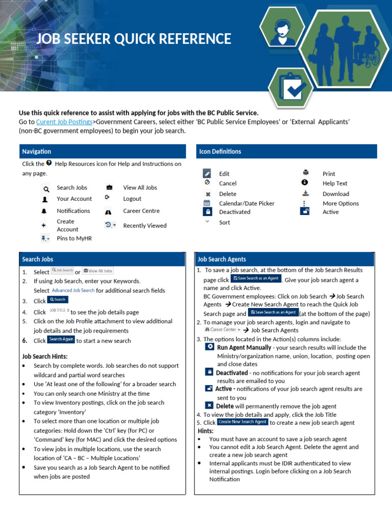 BC Public Service Job Application Guide | PDF | Résumé | Recruitment