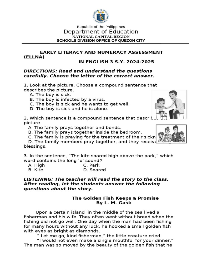 ELLNA 2025 English 3 Assessment Guide | PDF | Linguistics