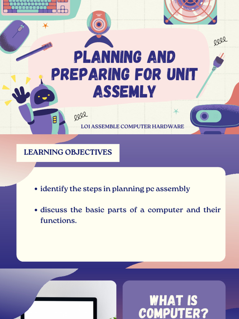 Computer Assembly Planning Guide | PDF