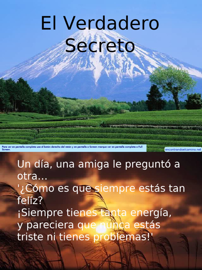 El Secreto de la Verdadera Felicidad | PDF
