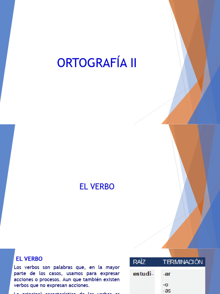 El Verbo | PDF | Verbo | Tipología Lingüística