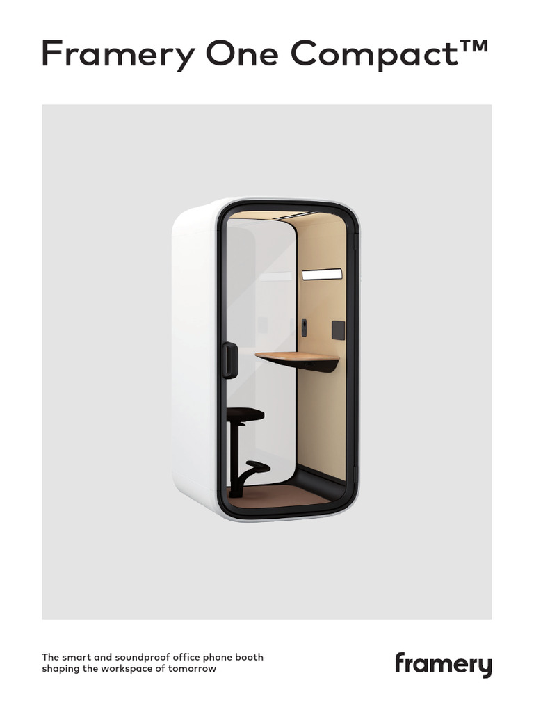 En Framery One Compact Product Guide | PDF | Life Cycle Assessment ...